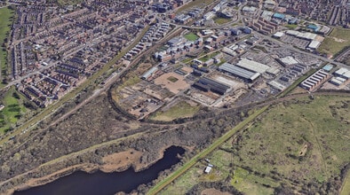 Poplar Av, Lincoln, LIN - Aérea  vista de mapa