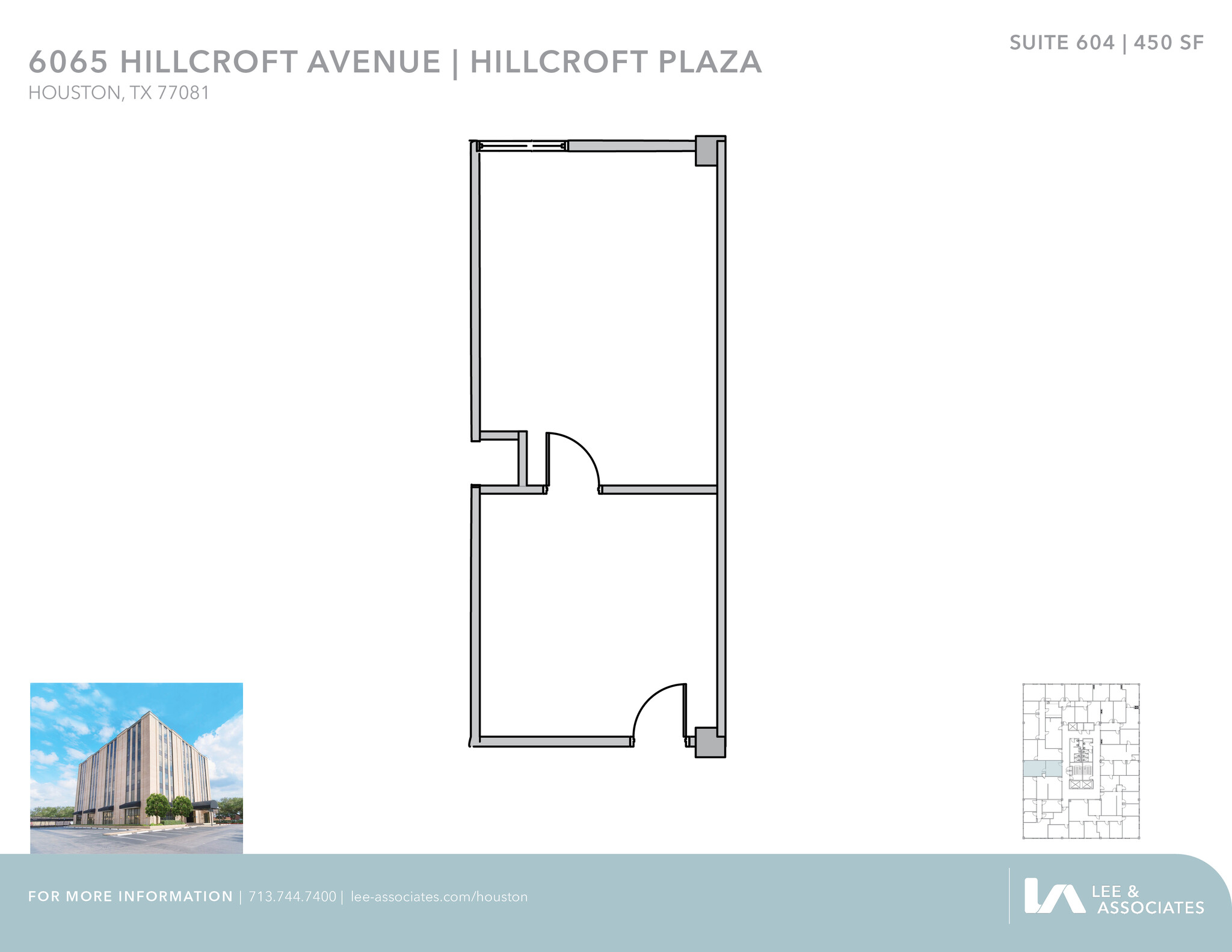 6065 Hillcroft Ave, Houston, TX en alquiler Plano de la planta- Imagen 1 de 1