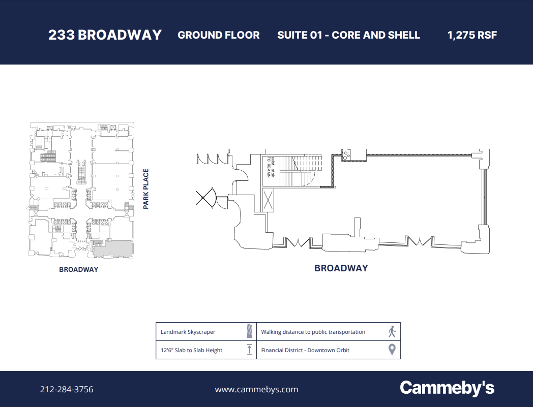 233 Broadway, New York, NY en alquiler Plano de la planta- Imagen 1 de 1