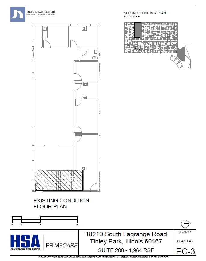 18210 La Grange Rd, Tinley Park, IL en alquiler Plano de la planta- Imagen 1 de 1