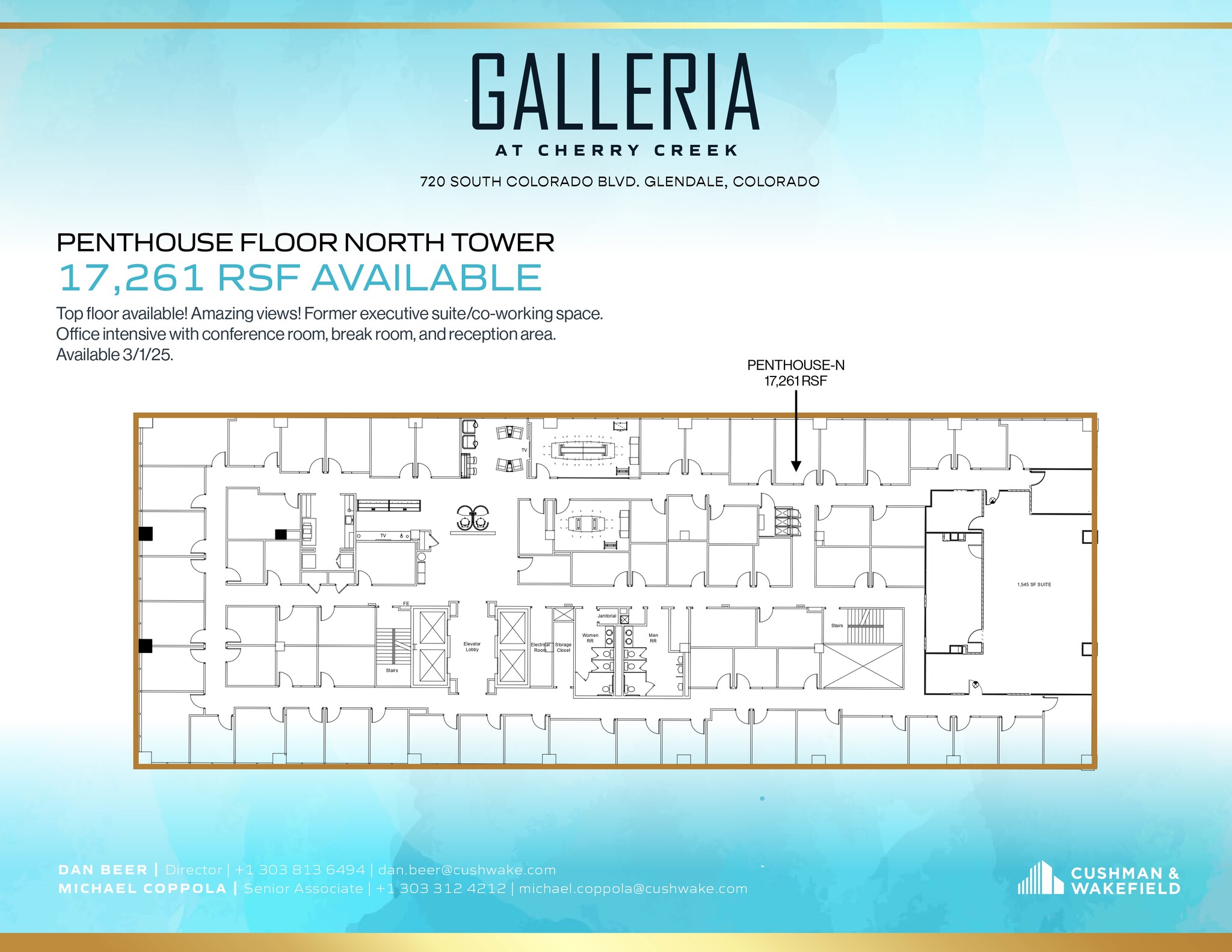 720 S Colorado Blvd, Denver, CO en alquiler Plano de la planta- Imagen 1 de 1