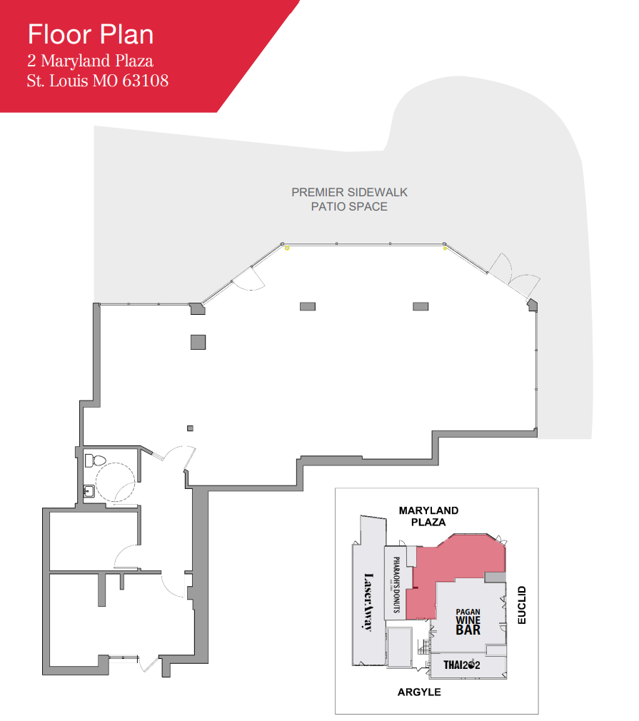 2-10 Maryland Plz, Saint Louis, MO en alquiler Plano de la planta- Imagen 1 de 1