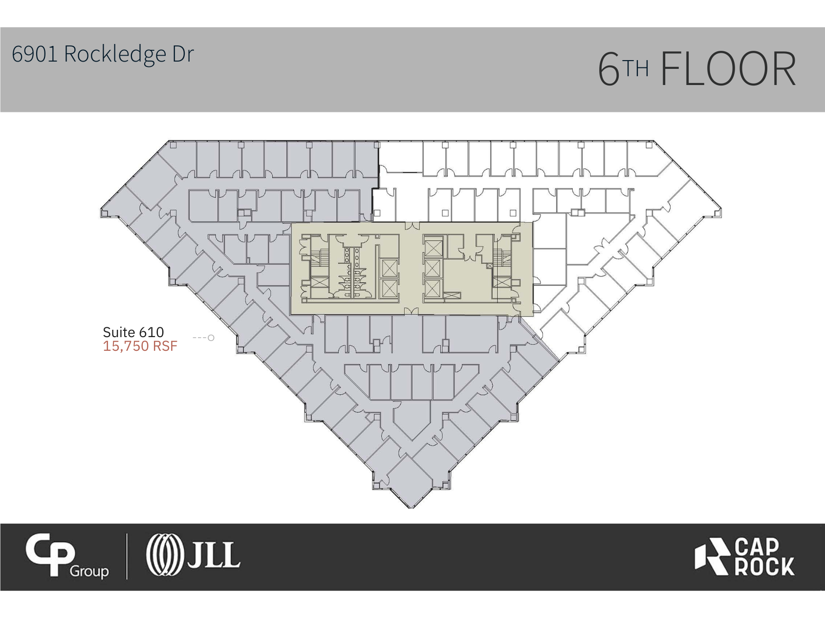 6903 Rockledge Dr, Bethesda, MD en alquiler Plano de la planta- Imagen 1 de 1