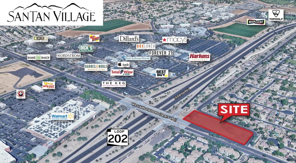 NEC Santan Loop 202 & Williams Field Rd, Gilbert, AZ en venta - Foto del edificio - Imagen 2 de 7