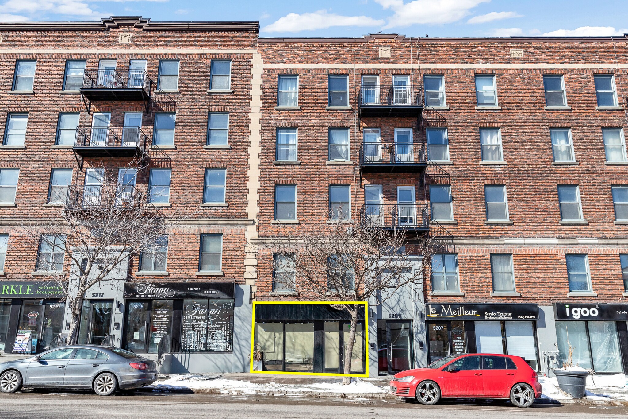 5219-5227 Rue Sherbrooke O, Montréal, QC en alquiler Foto del edificio- Imagen 1 de 4