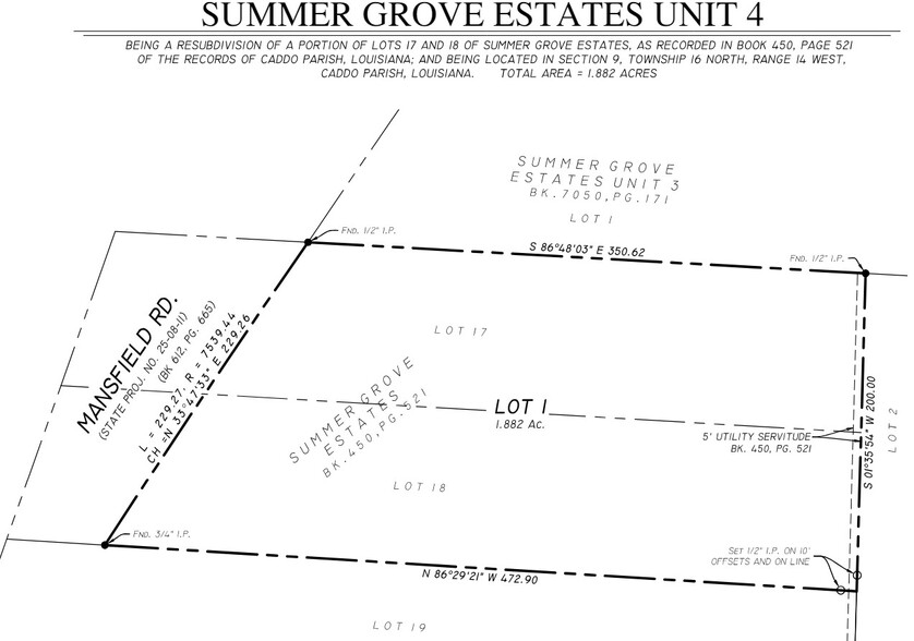 9433 Mansfield Rd, Shreveport, LA en venta - Plano de solar - Imagen 3 de 3