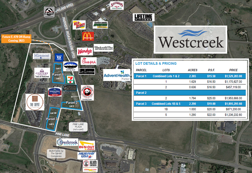 Westcreek - Parcel 1: Lots 1 & 2 cartera de 2 inmuebles en venta en LoopNet.es - Foto del edificio - Imagen 1 de 2