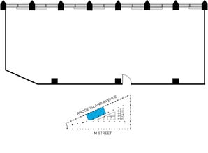 1730 Rhode Island Ave NW, Washington, DC en alquiler Plano de la planta- Imagen 1 de 7