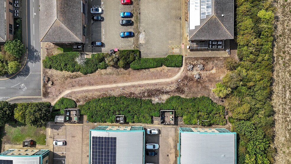 14C Stocks Bridge Way, St Ives en venta - Vista aérea - Imagen 3 de 3