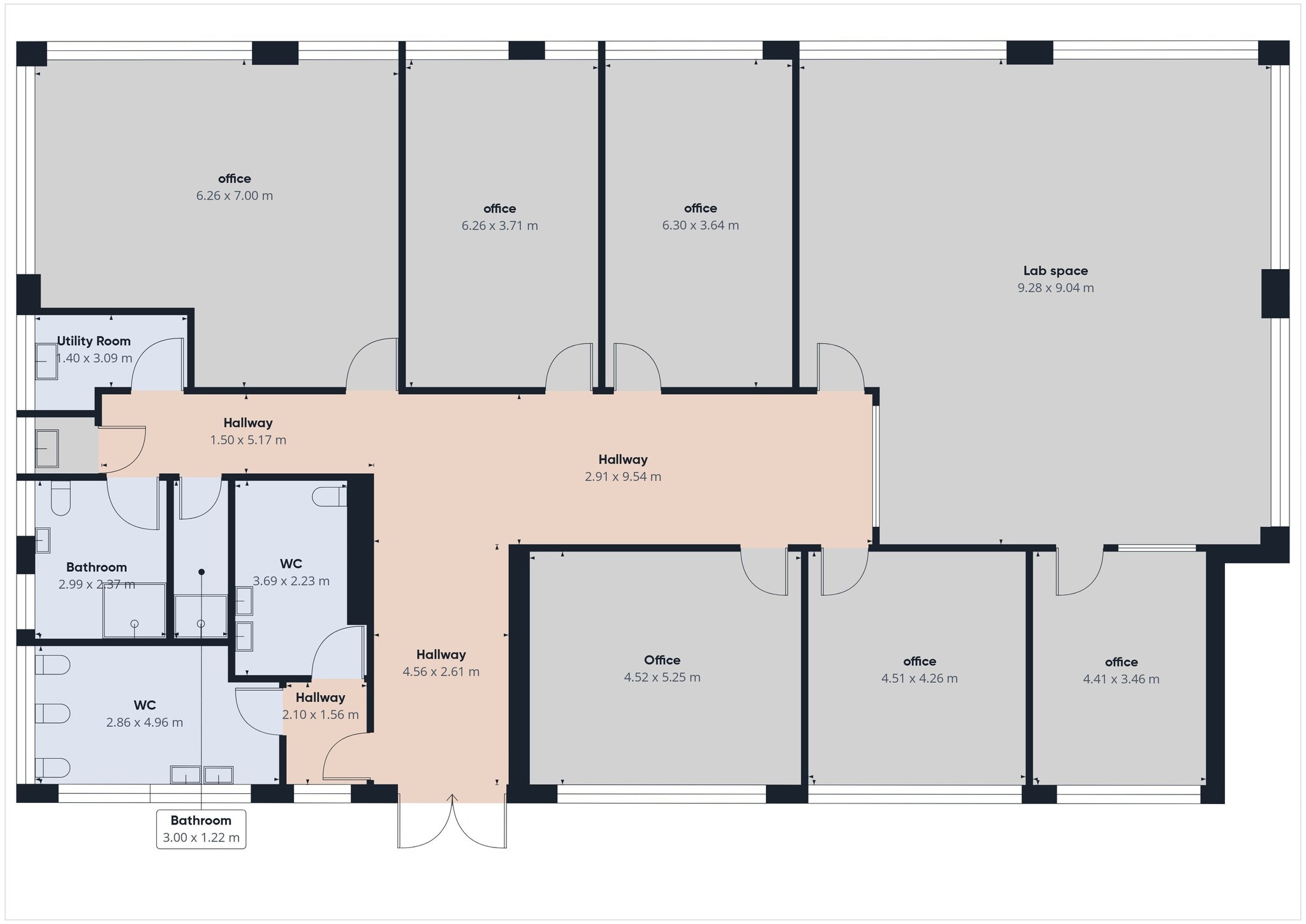 Chowley Oak Ln, Chester en alquiler Plano de la planta- Imagen 1 de 8