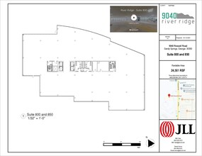 9040 Roswell Rd, Atlanta, GA en alquiler Plano de la planta- Imagen 1 de 1