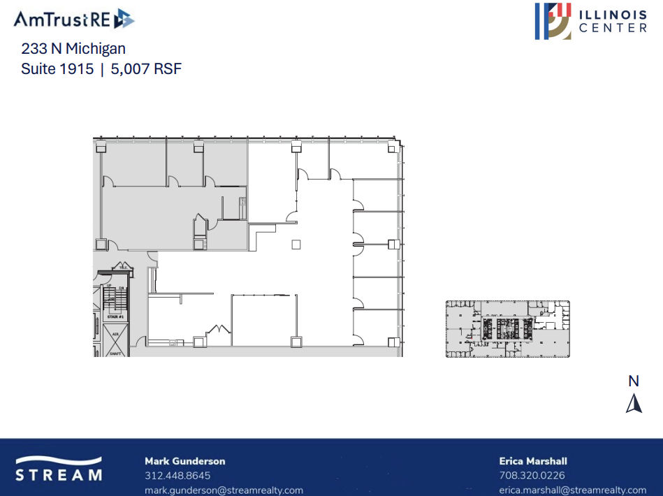 233 N Michigan Ave, Chicago, IL en alquiler Plano de la planta- Imagen 1 de 1