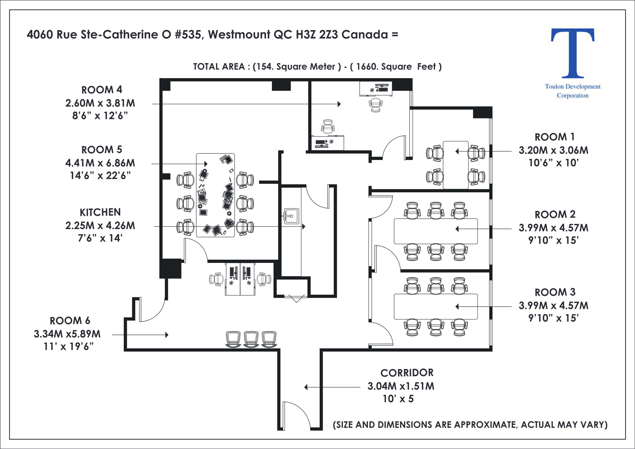 4060 Rue Sainte-Catherine O, Westmount, QC en alquiler Plano del sitio- Imagen 1 de 1