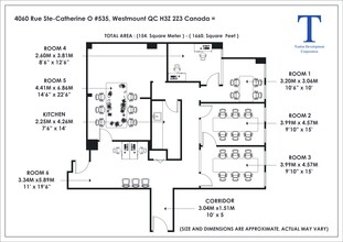 4060 Rue Sainte-Catherine O, Westmount, QC en alquiler Plano del sitio- Imagen 1 de 1