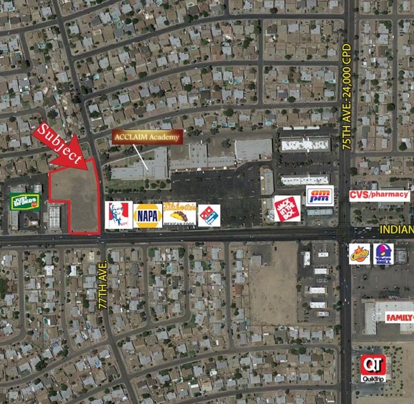 NWC Of 77th And Indian School Rd, Phoenix, AZ en venta - Foto principal - Imagen 1 de 4