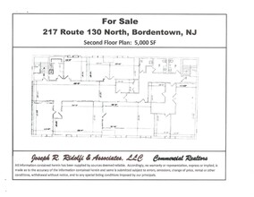 217 Rt 130, Bordentown, NJ en alquiler Plano de la planta- Imagen 1 de 1