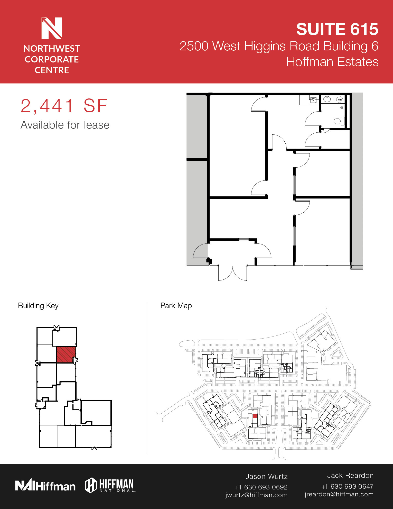 2500 W Higgins Rd, Hoffman Estates, IL en alquiler Plano de la planta- Imagen 1 de 1