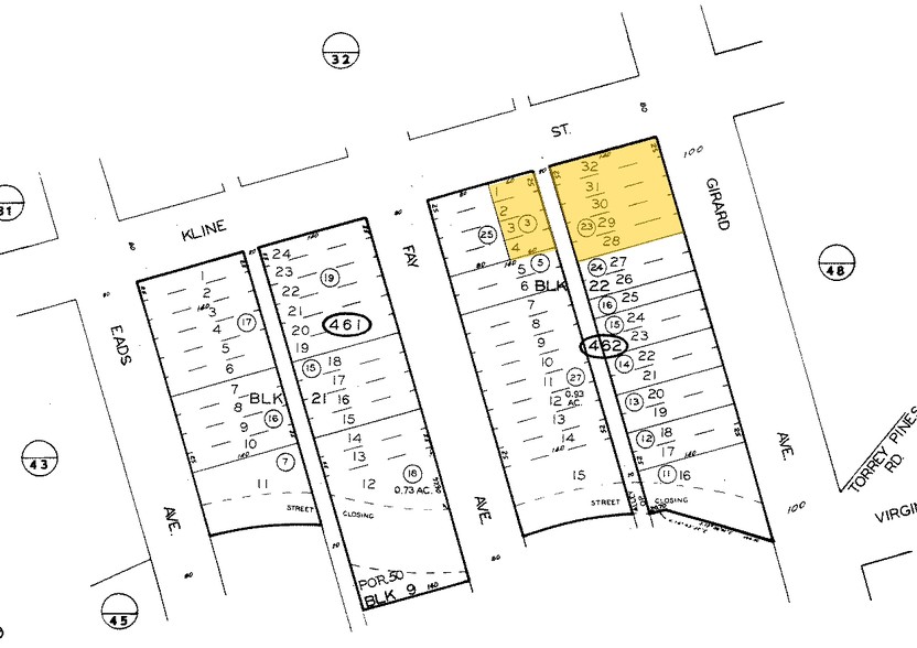 7680 Girard Ave, La Jolla, CA en alquiler - Plano de solar - Imagen 3 de 9