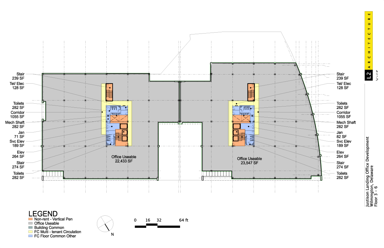 600 West St, Wilmington, DE en alquiler Plano de la planta- Imagen 1 de 1