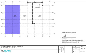 590-650 Industrial Ave, Ottawa, ON en alquiler Plano de la planta- Imagen 2 de 8