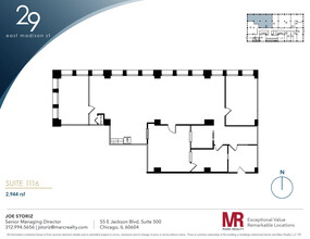 29 E Madison St, Chicago, IL en alquiler Plano de la planta- Imagen 1 de 17