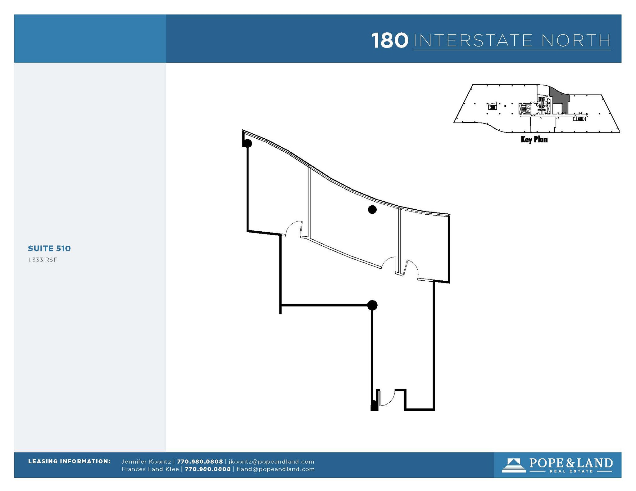 180 Interstate N Pky SE, Atlanta, GA en alquiler Plano de la planta- Imagen 1 de 2