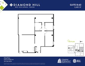 2490 W 26th Ave, Denver, CO en alquiler Plano de la planta- Imagen 1 de 1