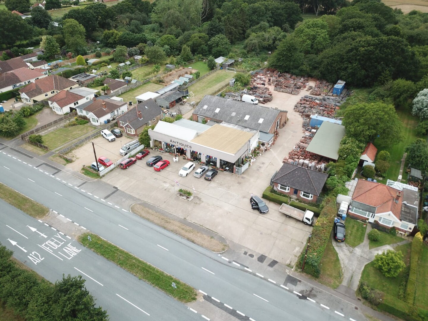 Old London Rd, Copdock en venta Vista aérea- Imagen 1 de 4
