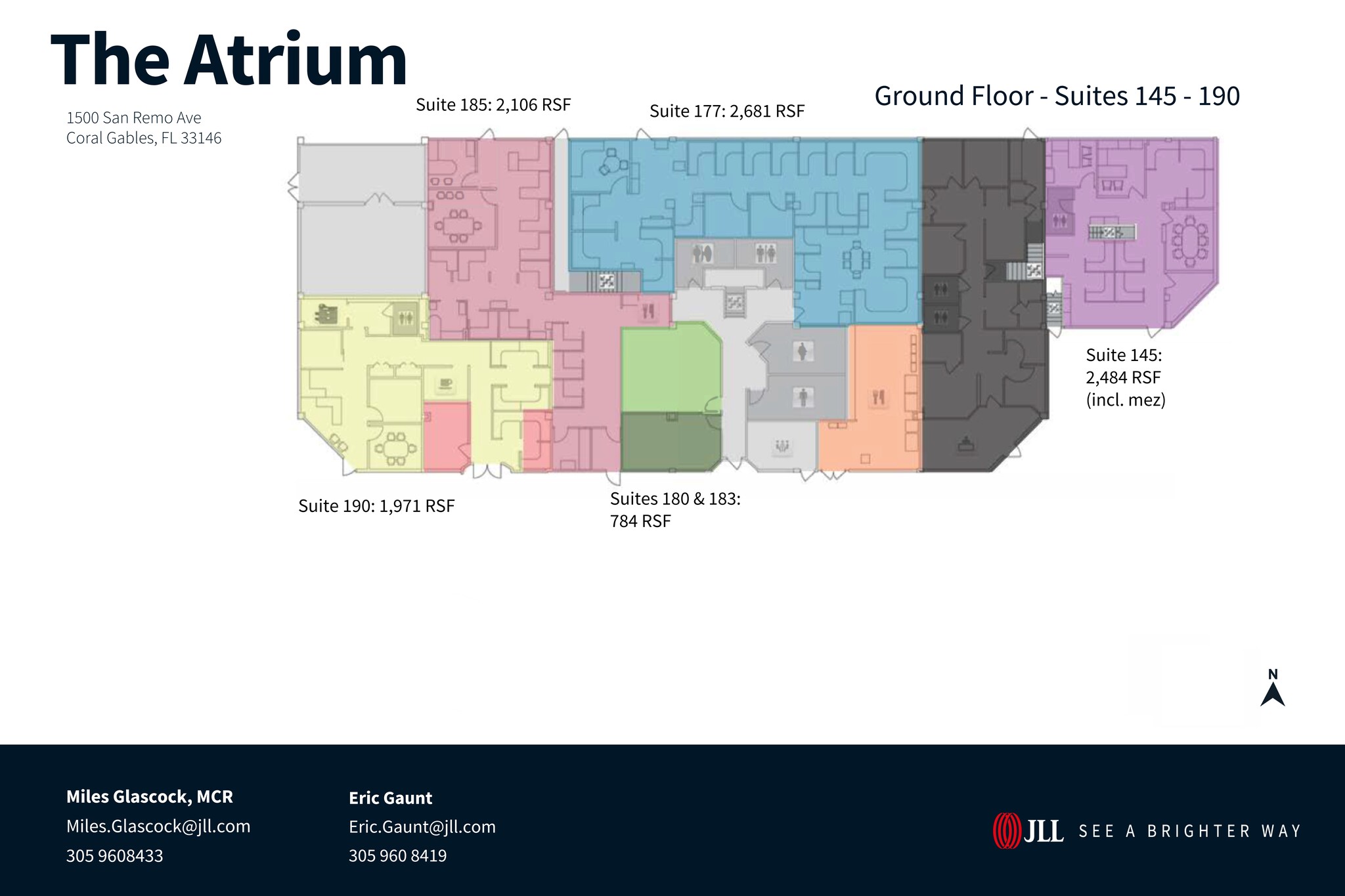 1500 San Remo Ave, Coral Gables, FL en alquiler Plano del sitio- Imagen 1 de 2