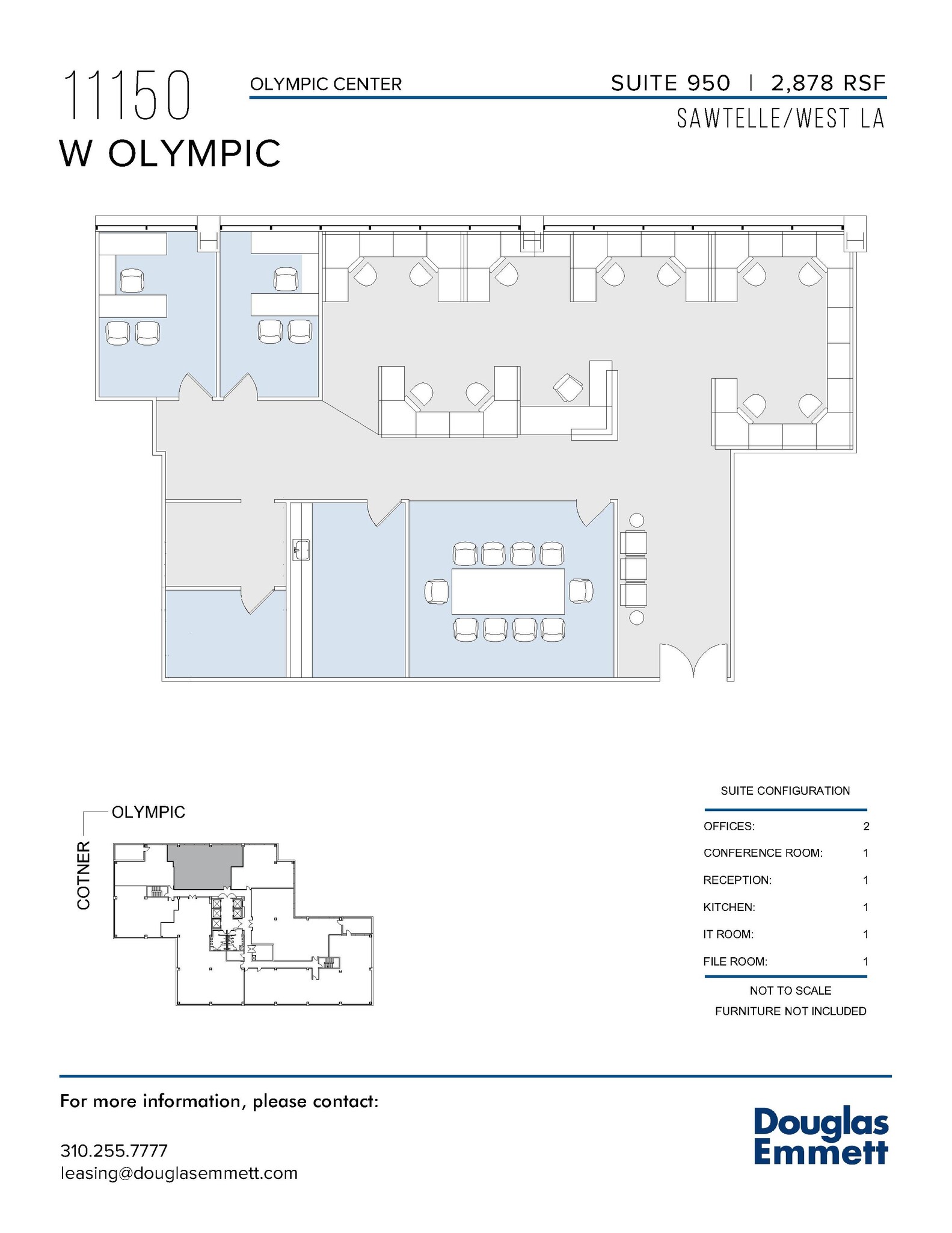 11150 W Olympic Blvd, Los Angeles, CA en alquiler Plano de la planta- Imagen 1 de 1