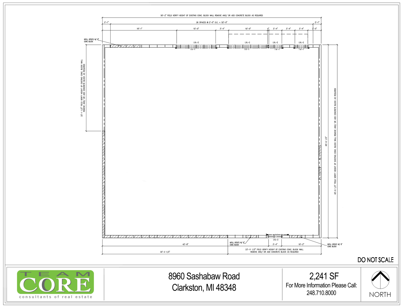 8960 Sashabaw Rd, Clarkston, MI en venta Plano de la planta- Imagen 1 de 1