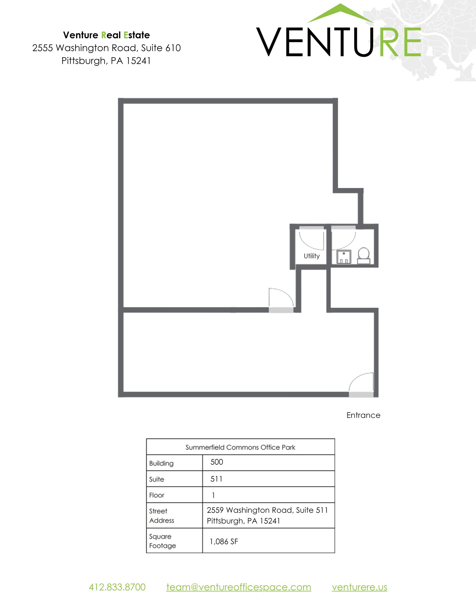 2555 Washington Rd, Pittsburgh, PA en alquiler Plano del sitio- Imagen 1 de 1