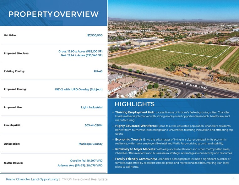 11504 E Ocotillo Rd, Chandler, AZ en venta - Foto del edificio - Imagen 3 de 7