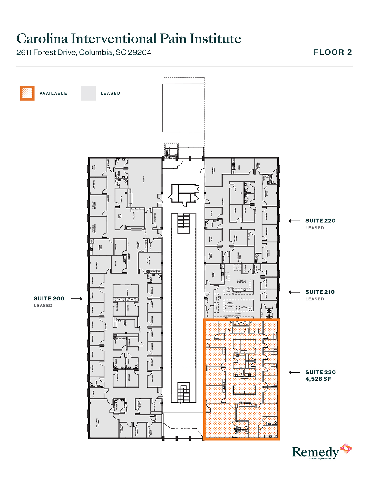 2611 Forest Dr, Columbia, SC en alquiler Plano de la planta- Imagen 1 de 1