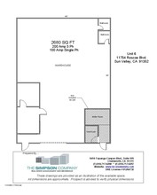 11750-11754 Roscoe Blvd, Sun Valley, CA en alquiler Plano de la planta- Imagen 1 de 1