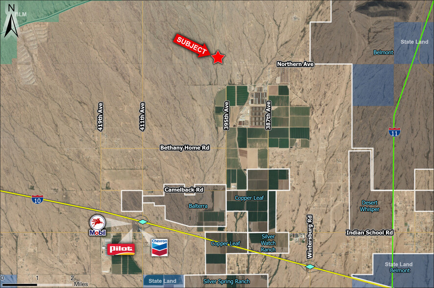 395th Avenue  & Northern Avenue, Tonopah, AZ en venta - Vista aérea - Imagen 2 de 4