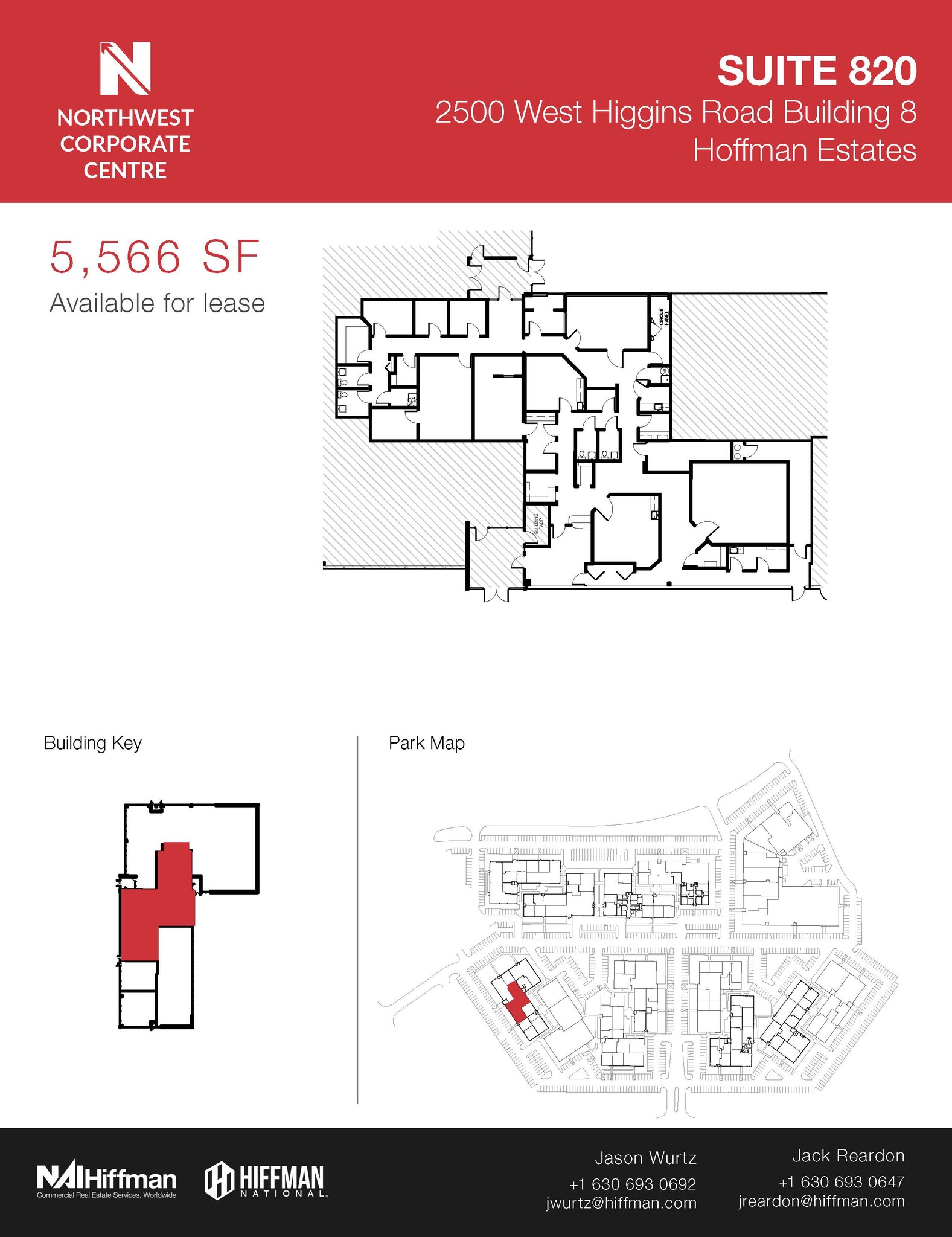 2500 W Higgins Rd, Hoffman Estates, IL en alquiler Plano de la planta- Imagen 1 de 1