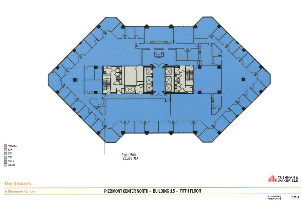 3495 Piedmont Rd NE, Atlanta, GA en alquiler Plano de la planta- Imagen 1 de 1