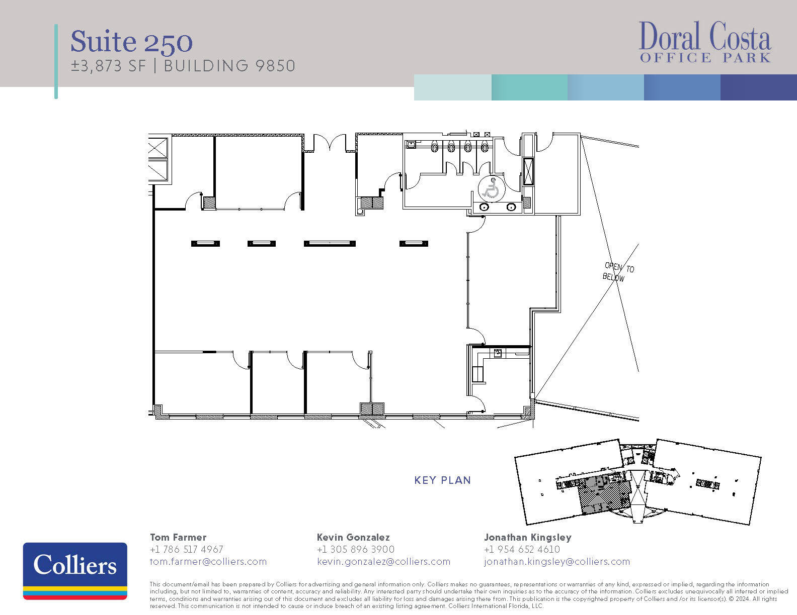 9850 NW 41st St, Doral, FL en alquiler Plano de la planta- Imagen 1 de 1