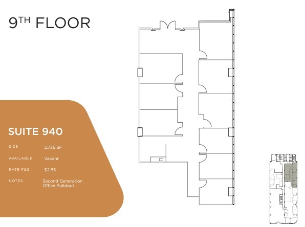 1230 Columbia St, San Diego, CA en alquiler Plano de la planta- Imagen 1 de 1