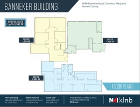 5840 Banneker Rd, Columbia, MD en alquiler Plano de la planta- Imagen 1 de 1