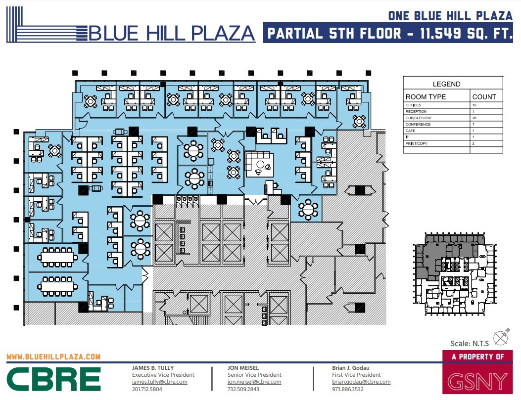 1 Blue Hill Plz, Pearl River, NY en alquiler Plano de la planta- Imagen 1 de 1