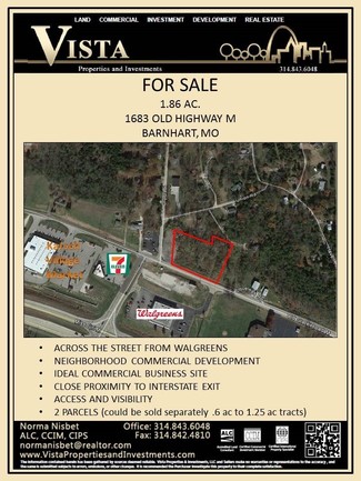 Más detalles para 1683 Old Hwy M, Barnhart, MO - Terrenos en venta