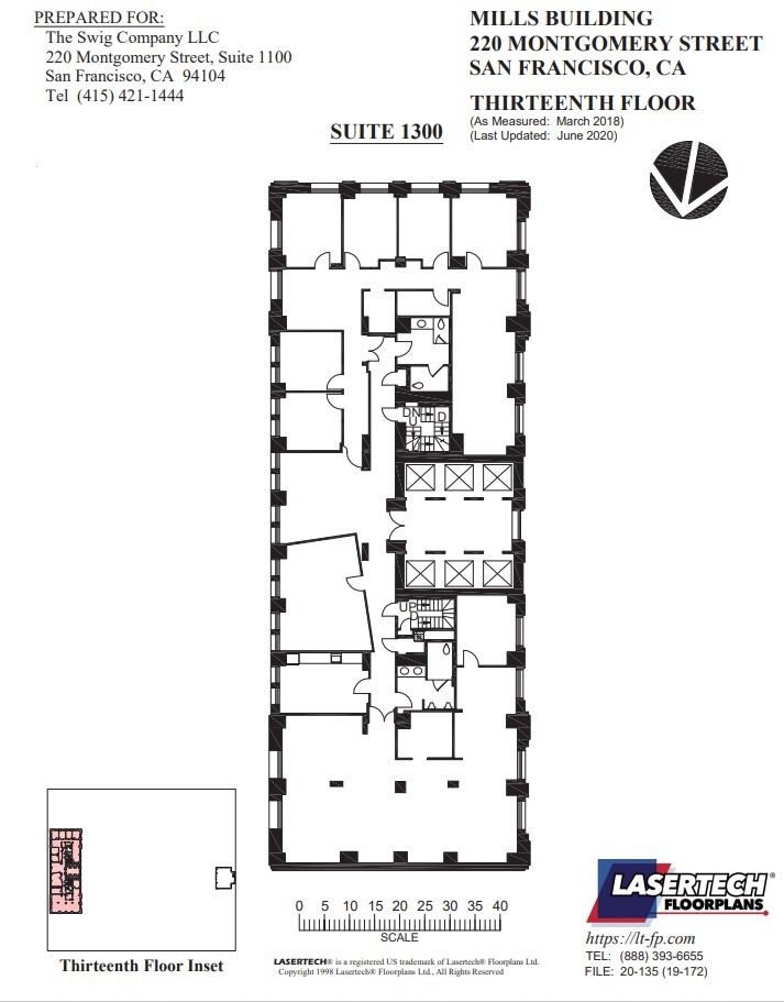 220 Montgomery St, San Francisco, CA en alquiler Plano de la planta- Imagen 1 de 10