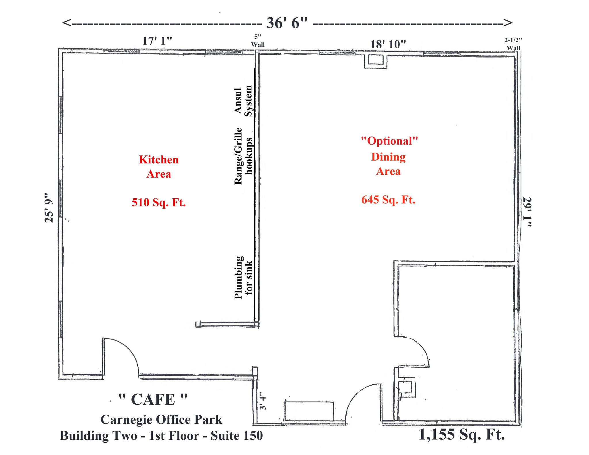 600 N Bell Ave, Carnegie, PA en alquiler Plano del sitio- Imagen 1 de 1