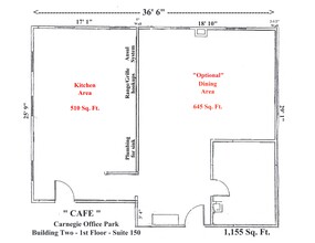 600 N Bell Ave, Carnegie, PA en alquiler Plano del sitio- Imagen 1 de 1