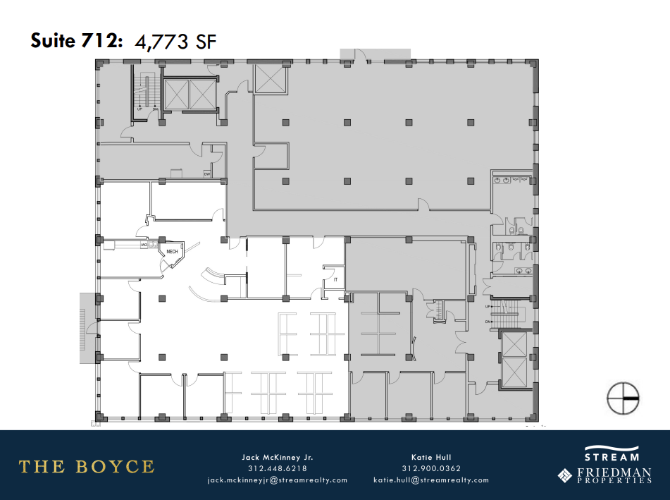 500 N Dearborn St, Chicago, IL en alquiler Plano de la planta- Imagen 1 de 6