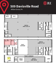 509 Davisville Rd, Willow Grove, PA en alquiler Plano de la planta- Imagen 1 de 1