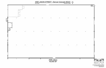 4590 Jason St, Denver, CO en alquiler Plano de la planta- Imagen 1 de 3