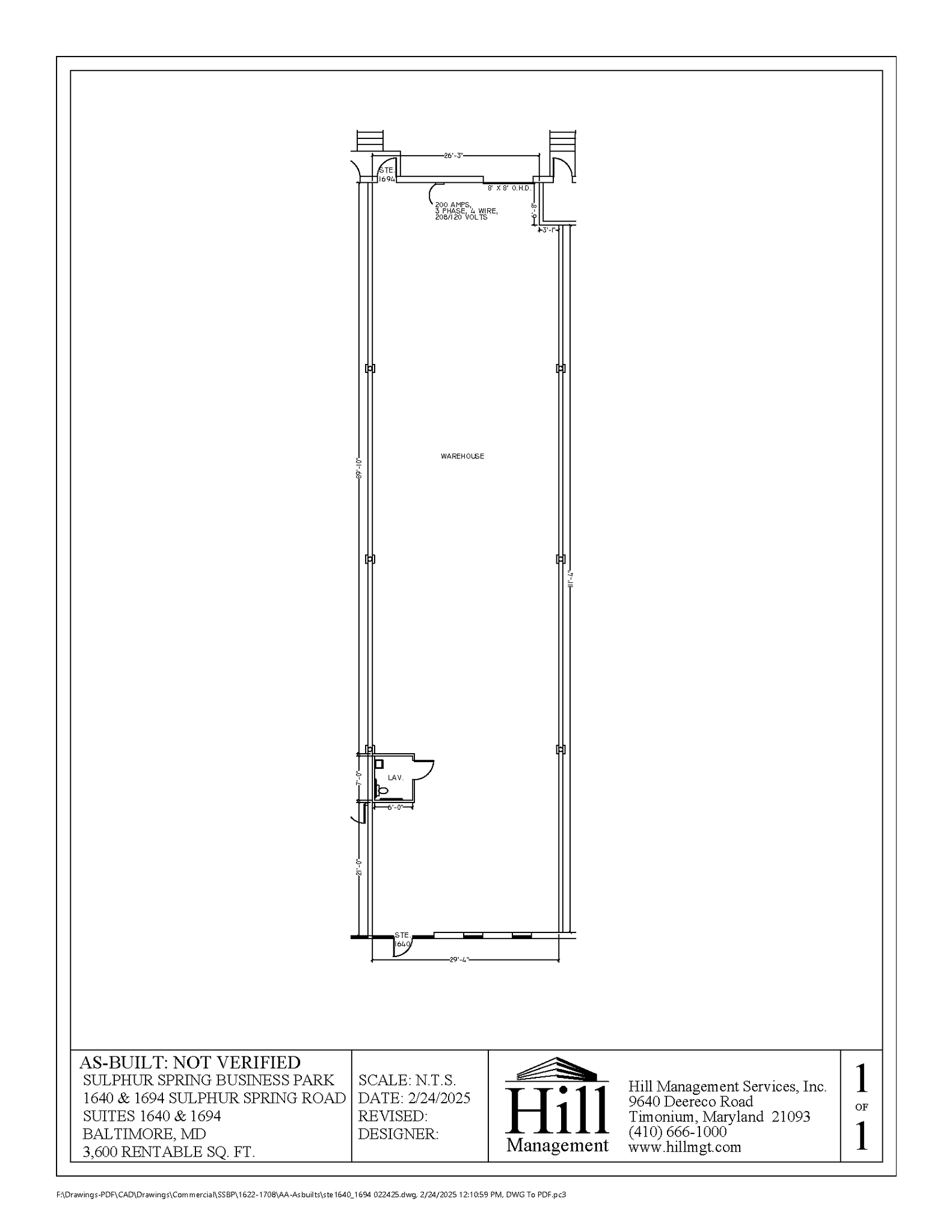 1622-1708 Sulphur Spring Rd, Arbutus, MD en alquiler Foto del edificio- Imagen 1 de 1